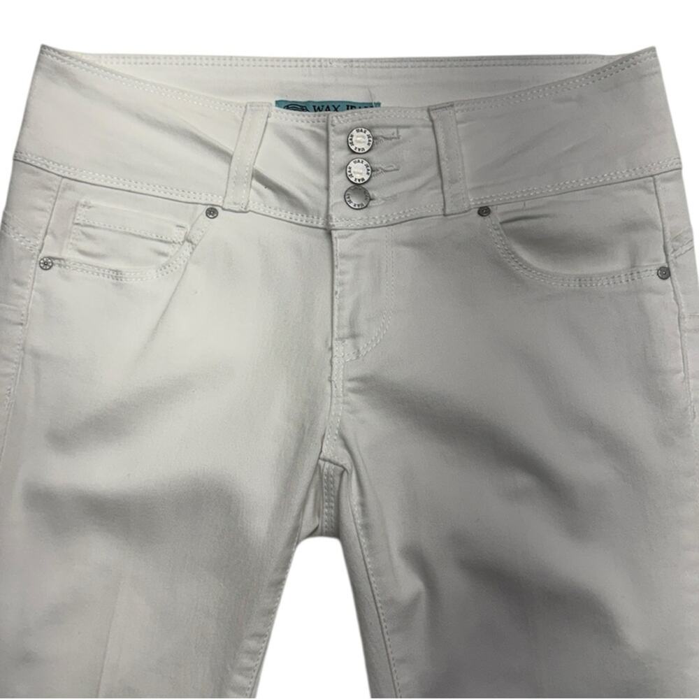 WAX JEAN Women’s 3 (juniors) White Skinny Jeans